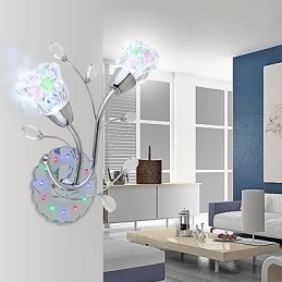 مصابيح حائط كريستالية إبداعية معاصرة ومتعاقدة من Creative Flowers