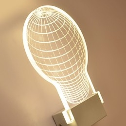 مصباح حائط أكريليك، مصباح PVC، رقاقة إضاءة معدنية معاصرة حديثة