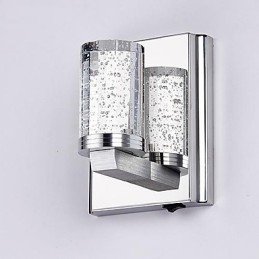 مصباح حائط صغير 1Light مطلي بالفولاذ المقاوم للصدأ