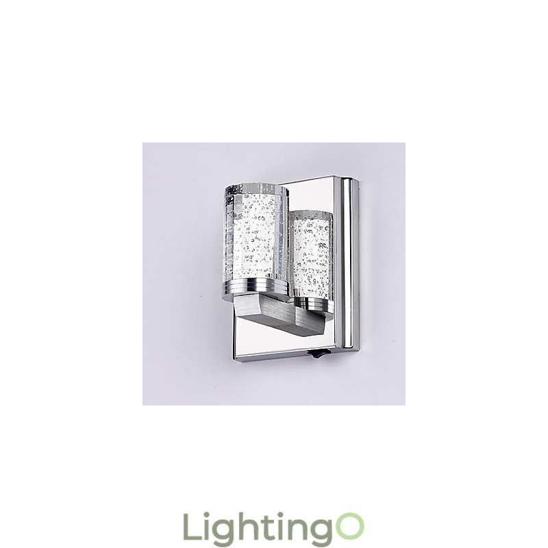 مصباح حائط صغير 1Light مطلي بالفولاذ المقاوم للصدأ