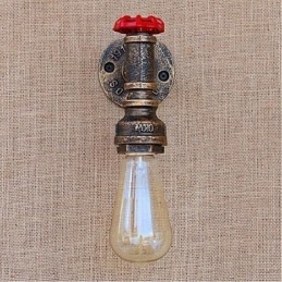 مصباح حائط صغير مزخرف على شكل أنبوب ماء بسيط من Nostalgia