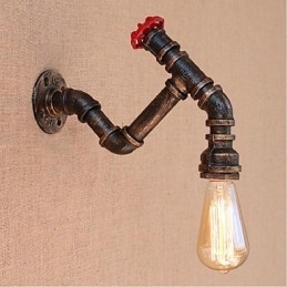 مصباح حائط صغير مزخرف على شكل أنبوب ماء بسيط من Nostalgia