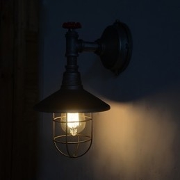 مصباح حائطي صناعي عتيق من طراز إيديسون بتصميم عتيق على طراز لوفت ريترو الجديد
