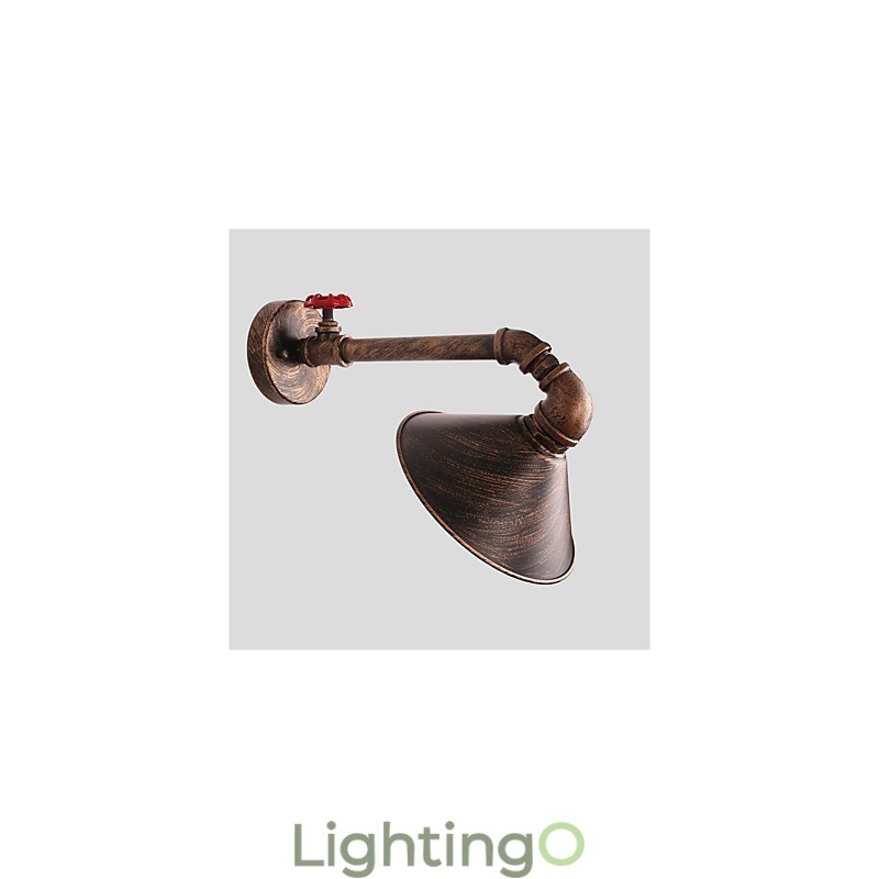 مصابيح حائط على شكل أنابيب مياه، طراز صناعي عتيق، تصميم ريفي إبداعي، معدني، مطاعم، مقاهي، طاولات بار، شمعدانات جدارية