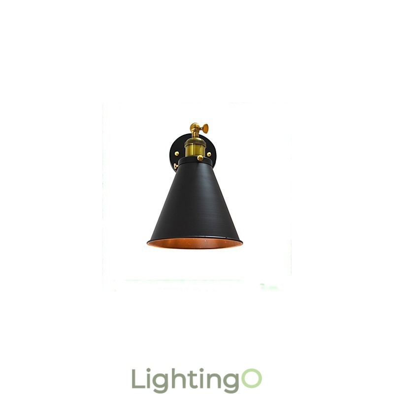 مصباح حائط حديدي أحادي الجدار من Light Buzz Paint مصباح حائط أسود صامت مزود بسيف ضوئي على الحائط