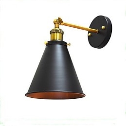 مصباح حائط حديدي أحادي الجدار من Light Buzz Paint مصباح حائط أسود صامت مزود بسيف ضوئي على الحائط