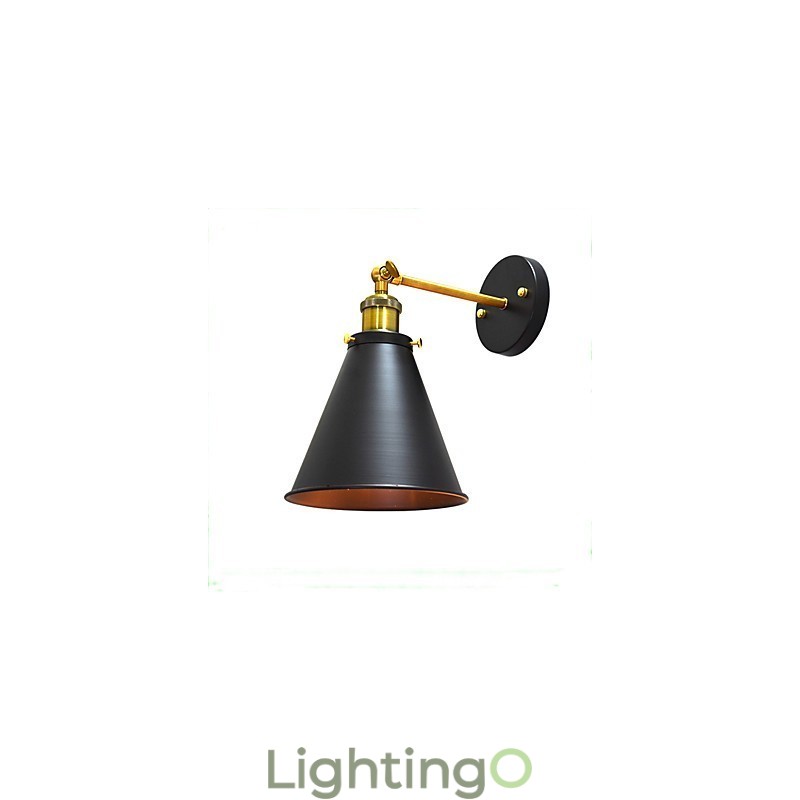 مصباح حائط حديدي أحادي الجدار من Light Buzz Paint مصباح حائط أسود صامت مزود بسيف ضوئي على الحائط