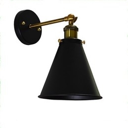 مصباح حائط حديدي أحادي الجدار من Light Buzz Paint مصباح حائط أسود صامت مزود بسيف ضوئي على الحائط