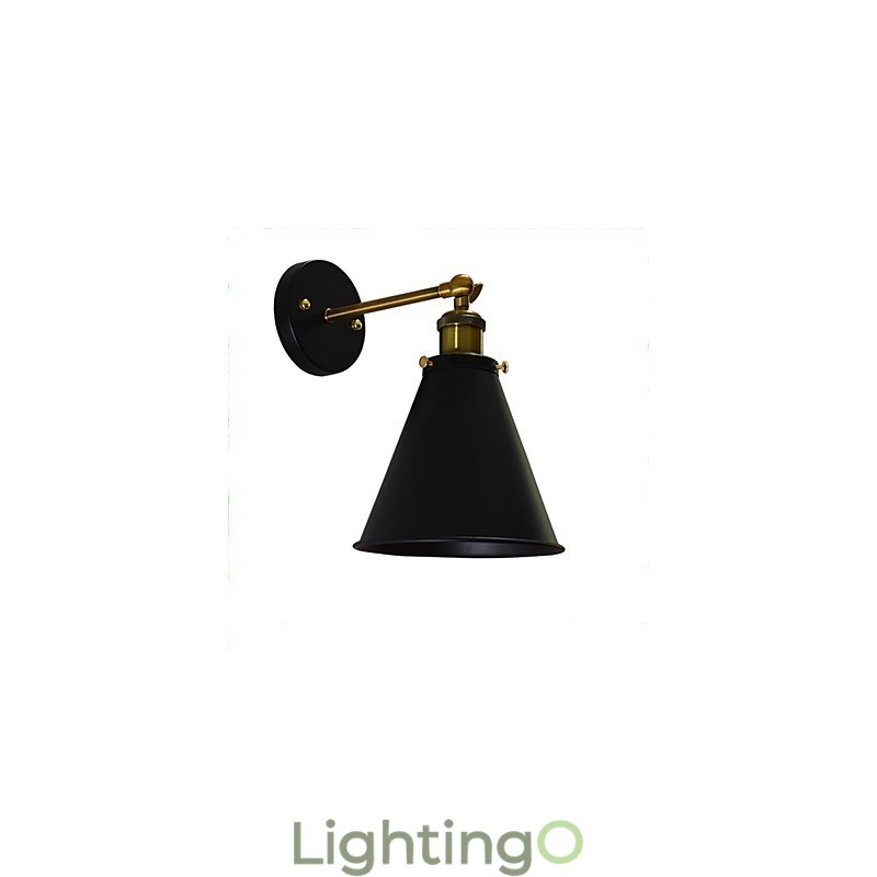 مصباح حائط حديدي أحادي الجدار من Light Buzz Paint مصباح حائط أسود صامت مزود بسيف ضوئي على الحائط