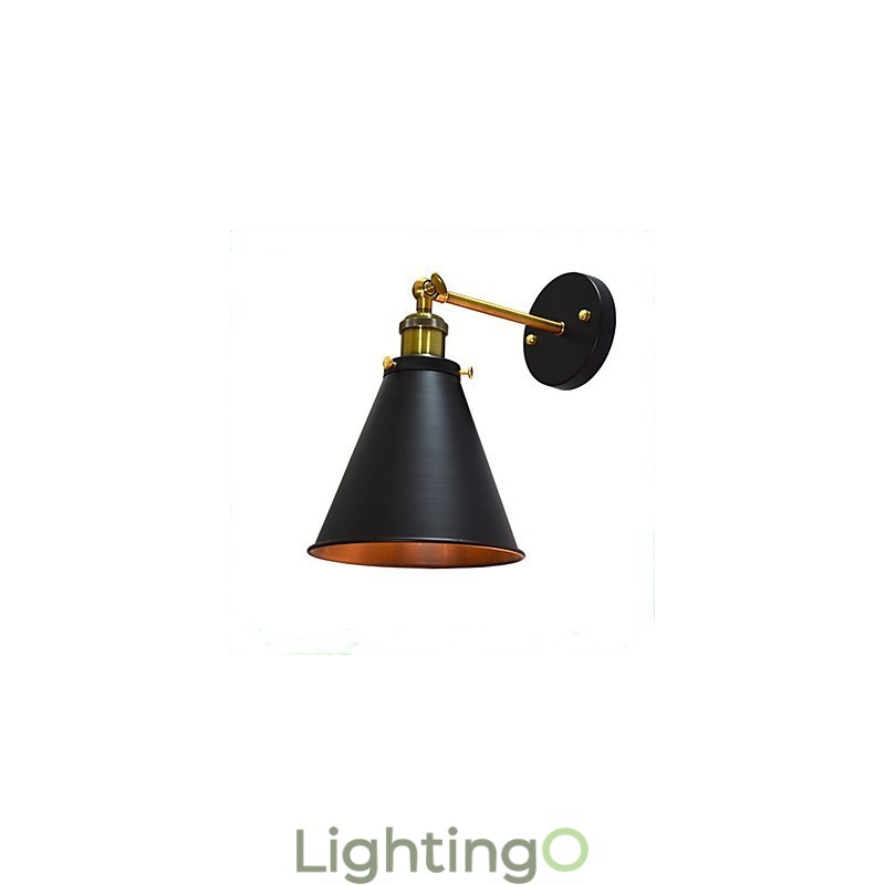 مصباح حائط حديدي أحادي الجدار من Light Buzz Paint مصباح حائط أسود صامت مزود بسيف ضوئي على الحائط