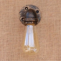 مصباح حائط صغير مزخرف على شكل أنبوب ماء بسيط من Nostalgia