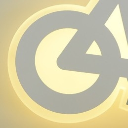 ميزة الطلاء الحديثة المعاصرة المتكاملة لمصابيح الحائط ذات الإضاءة المحيطة