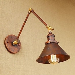 مصباح حائط نحاسي عتيق صناعي إضاءة منزلية ديكور داخلي مصباح حائط