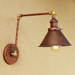 مصباح حائط نحاسي عتيق صناعي إضاءة منزلية ديكور داخلي مصباح حائط