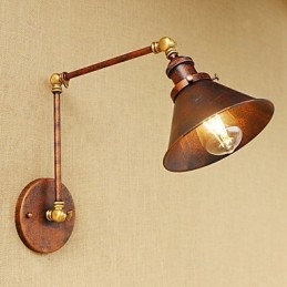 مصباح حائط نحاسي عتيق صناعي إضاءة منزلية ديكور داخلي مصباح حائط