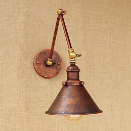 مصباح حائط نحاسي عتيق صناعي إضاءة منزلية ديكور داخلي مصباح حائط