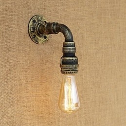 لوحة فنية ريفية عتيقة الطراز لإضاءة حائطية محيطة صغيرة الحجم