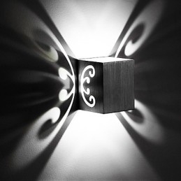 مصباح حائطي عصري من الألومنيوم بإضاءة مدمجة لتزيين الحائط