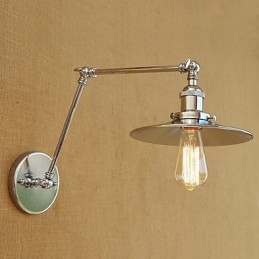 ذراع تأرجح مع إضاءة محيطية بتصميم ريفي معاصر حديث مطلي بالكهرباء