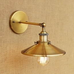 مصابيح حائط صغيرة الحجم بإضاءة محيطة بتصميم ريفي عتيق مطلية بالكهرباء