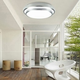 مصابيح التثبيت المسطحة The Light Round Simple Modern