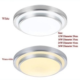 مصابيح التثبيت المسطحة The Light Round Simple Modern