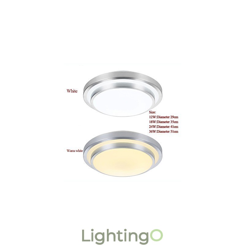 مصابيح التثبيت المسطحة The Light Round Simple Modern