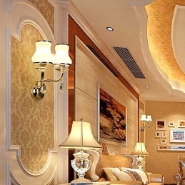 ميزة الطلاء الكهربائي الحديثة والمعاصرة لمصابيح الحائط الكريستالية المحيطة