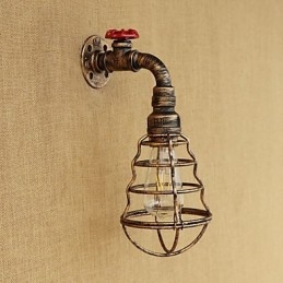 لوحة فنية ريفية بتصميم ريترو لمصابيح حائط محيطة صغيرة الحجم