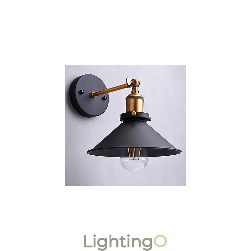 قطعتان من الشمعدانات المعدنية للحائط، مصباح حائط صناعي عتيق من Edison Simplicity Lamp لإضاءة المقاهي والنوادي والحانات