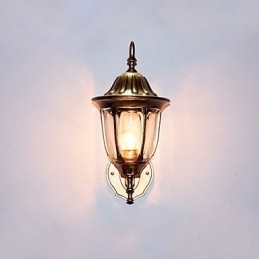 مصابيح حائط خارجية معدنية تقليدية كلاسيكية