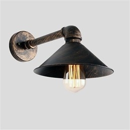 مصابيح حائط على شكل أنابيب مياه، طراز صناعي عتيق، تصميم ريفي إبداعي، معدني، مطاعم، مقاهي، طاولات بار، شمعدانات جدارية