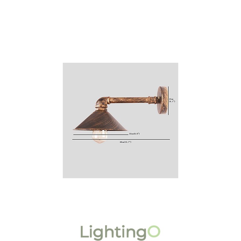 مصابيح حائط على شكل أنابيب مياه، طراز صناعي عتيق، تصميم ريفي إبداعي، معدني، مطاعم، مقاهي، طاولات بار، شمعدانات جدارية
