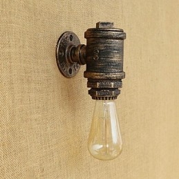 لوحة فنية ريفية بتصميم ريترو لمصابيح حائط محيطة صغيرة الحجم