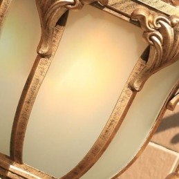 مصباح جداري منحوت مقاوم للماء بتصميم أوروبي عتيق للفناء والممر