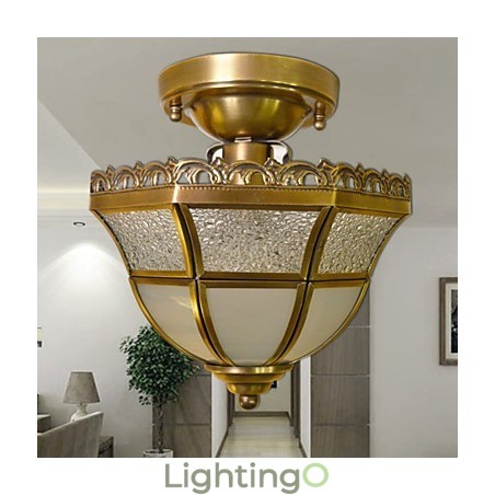مصابيح سبوت معدنية نحاسية صغيرة الحجم بتصميم كلاسيكي تقليدي