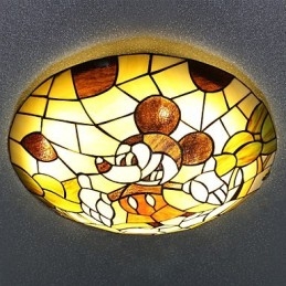 مصباح قبة البحر الأبيض المتوسط Sweet Children Mickey Mouse مصباح قبة بقطر 40 سم