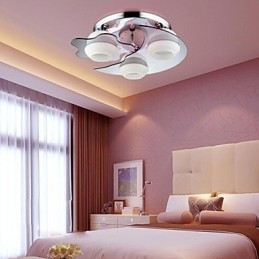 مصباح حائطي ثلاثي الإضاءة بتصميم عصري من الفولاذ المقاوم للصدأ باللون الأبيض