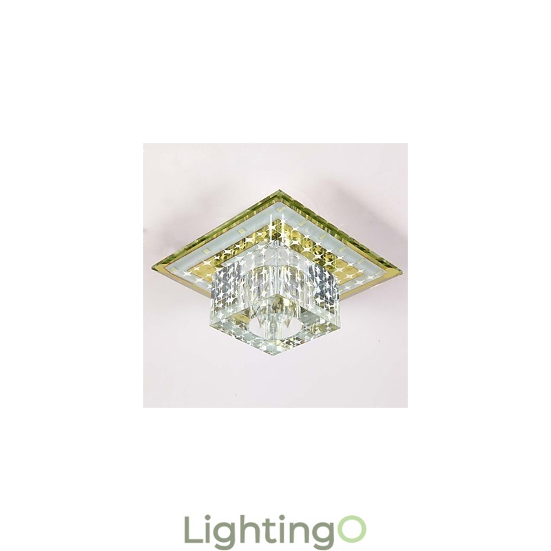 مصباح سقف كريستالي كشاف SMD 3 وات مصباح إبداعي أنبوبي ضوء قبة ملون