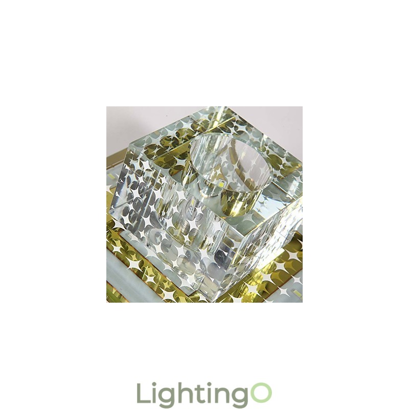 مصباح سقف كريستالي كشاف SMD 3 وات مصباح إبداعي أنبوبي ضوء قبة ملون