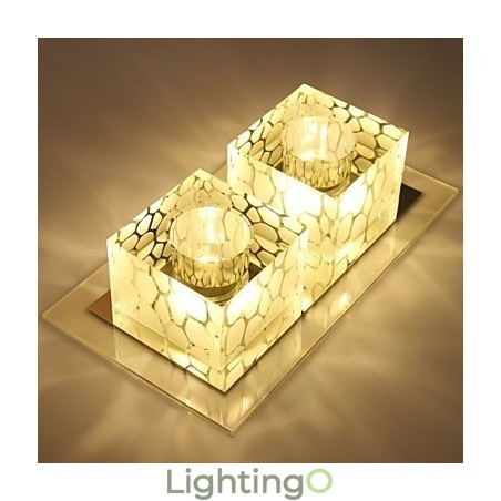 مصباح سقف كريستالي 27*15*5 سم، مصباح كشاف SMD 6 وات، مصباح أنبوبي إبداعي، ضوء قبة ملون مصباح سقف كريستالي 27*15*5 سم، مصباح كشاف SMD 6 وات، مصباح أنبوبي إبداعي، ضوء قبة ملون
