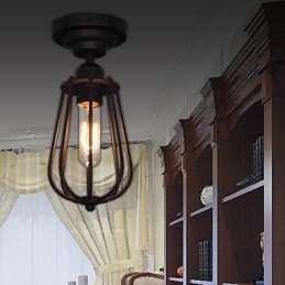 مصابيح السقف 1 ضوء ريترو أنيق فني MS 86263
