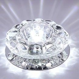 مصباح سقف كريستالي كشاف SMD 3 وات مصباح إبداعي يمتص ضوء القبة