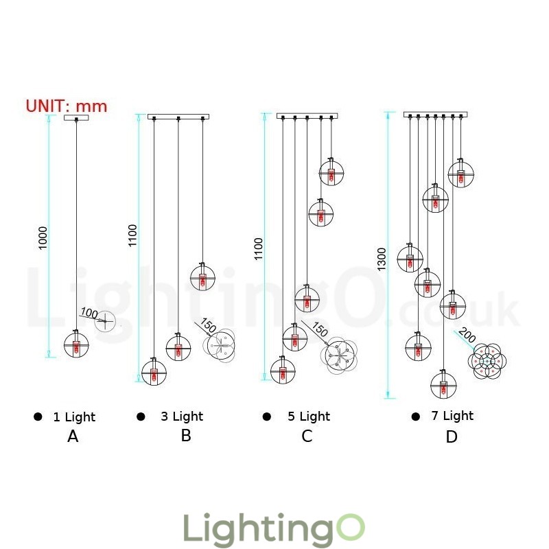 مصباح معلق على شكل كرة بلورية من تصميم Creative Engineering Stage