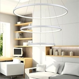 مصباح معلق بتصميم عصري بثلاث حلقات