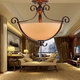 مصباح معلق معدني صغير بتصميم ريفي عتيق