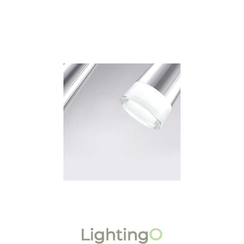 مصباح معلق معدني من الكروم عصري وحديث