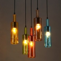 مصباح معلق على شكل زجاجة من نوع Diffuse Light Color Restore Ancient Ways