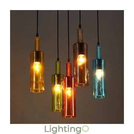 مصباح معلق على شكل زجاجة من نوع Diffuse Light Color Restore Ancient Ways مصباح معلق على شكل زجاجة من نوع Diffuse Light Color Restore Ancient Ways