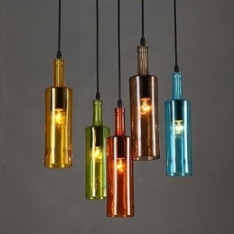 مصباح معلق على شكل زجاجة من نوع Diffuse Light Color Restore Ancient Ways